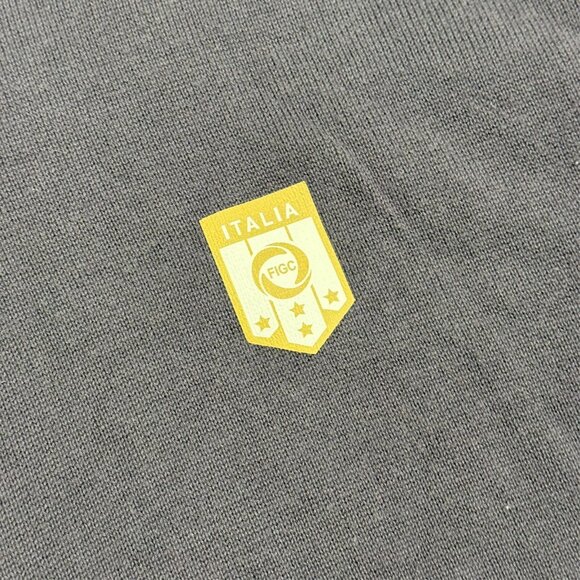 BNWT Puma Italia FIGC Knit Sweater 1/2 Half Zip 100% Cotton Large - Picture 3 of 8